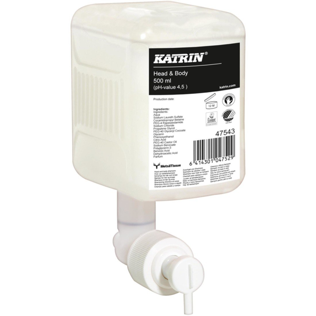 Tělové mýdlo & šampón Katrin 500 ml