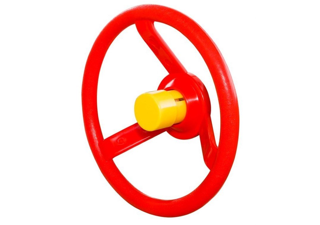 KBT Volant červený s žlutým klaksonem