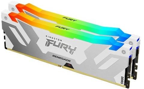 KINGSTON 32GB DDR5-6800MHz CL36 King. FR White RGB, 2x16GB (KF568C36RWAK2-32)