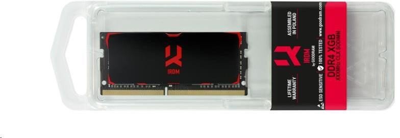 GoodRAM SODIMM DDR4 4GB 2400MHz CL15 SR GOODRAM IRDM, black (IR-2400S464L15S/4G)