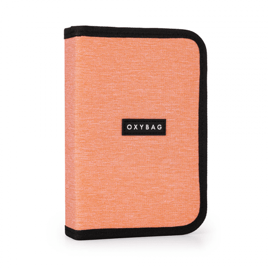 Karton P+P Penál 1 patro, 2 chlopně, prázdný - UNICOLOR Appricot - 9-81023