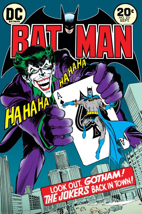 POSTERS Plakát, Obraz - Batman - Joker back in the Town, (61 x 91.5 cm)