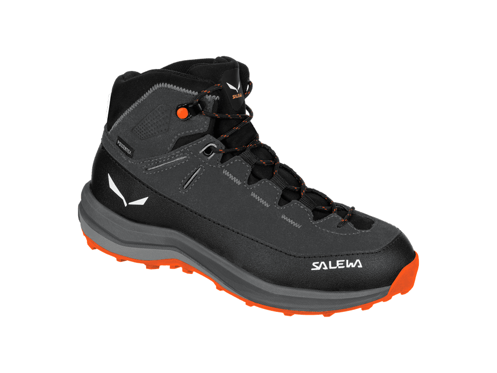 Salewa JR MTN TRAINER 2 MID PTX EU 27, Onyx/Alloy Dětské trekové boty
