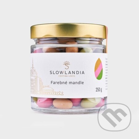Farebné mandle 250g - Slowlandia