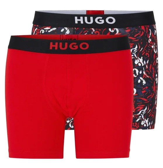 Hugo Boss 2 PACK - pánské boxerky HUGO 50492155-962 L