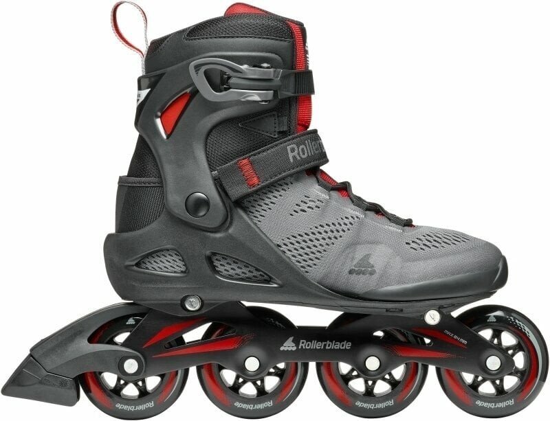 Rollerblade Macroblade 84 Kolečkové brusle Dark Grey/Red 44,5