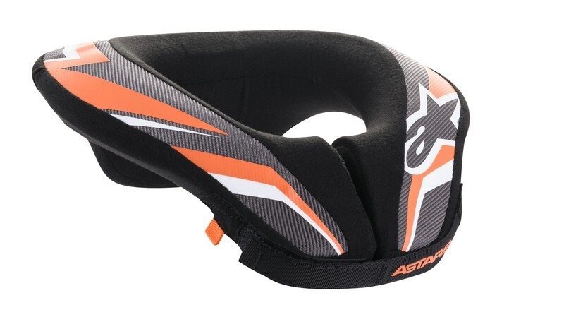 Alpinestars Sequence Youth Neck Roll Black/Anthracite/Orange 2023 S/M