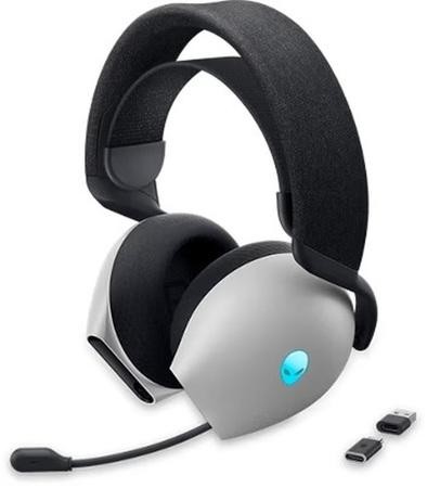 Alienware Dual Mode Wireless Gaming Headset - AW720H (Lunar Light)
