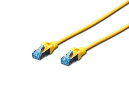 Digitus CAT 5e SF-UTP patch cable, Cu, PVC AWG 26/7, length 1 m, color yellow