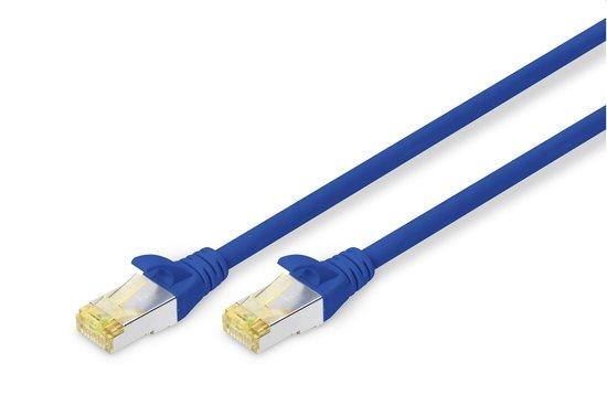 Digitus CAT 6A S-FTP patch cable, Cu, LSZH AWG 26/7, length 1 m, color blue