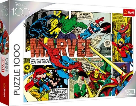 TREFL Puzzle Disney 100 let: Neporazitelní Avengers 1000 dílků