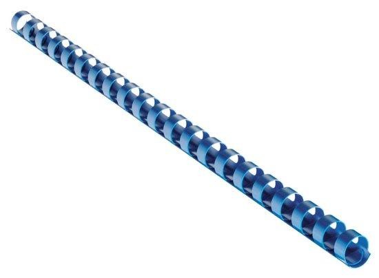 EUROSUPPLIES plastové hřbety/ formát A4/ 19mm/ modré/ 100 pack, LAMRE21DR19B