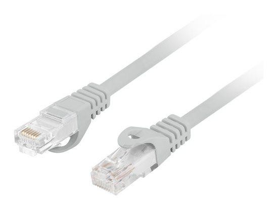 LANBERG Patchcord cat.6 UTP LSZH CU 3m grey Fluke passed