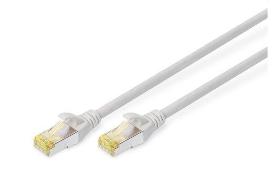 DIGITUS patch cable CAT6A 2.0m grey LSOH 4x2 AWG 26/7 twisted pair 2xRJ45 grey