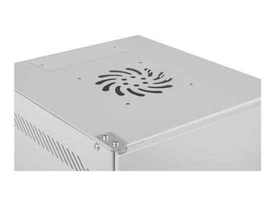 LANBERG Rack cabinet 10inch wall mount 4U 280x310 grey with metal door flat pack, WF10-2304-00S