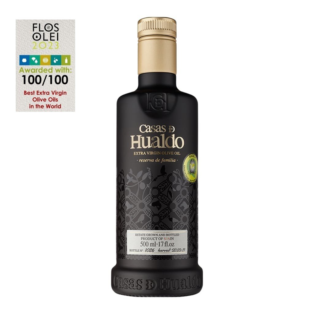 Casas de Hualdo Reserva de Familia 500 ml – prémiový extra panenský olivový olej