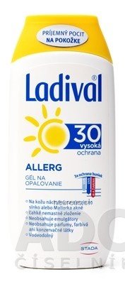 STADA Arzneimittel AG Ladival Allergy SPF 30 gel na opalování 1x200 ml 200ml