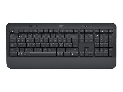 Logitech Signature K650 - Klávesnice - bezdrátový - Bluetooth 5.1 - QWERTY - US mezinárodní - grafit, 920-010945