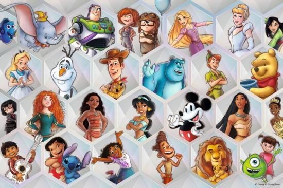 TREFL Puzzle Disney 100 let: Disneyho kouzlo 300 dílků