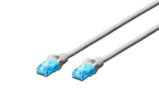 Digitus Patch Cable, UTP, CAT 5e, AWG 26/7, měď, šedý 20m