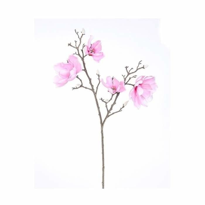 Magnolie větev umělá sv.růžová 86cm