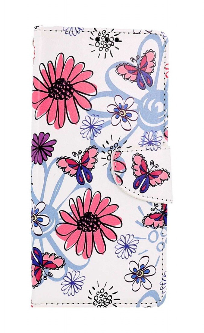 Pouzdro TopQ Samsung A14 5G knížkové Flowers 94242