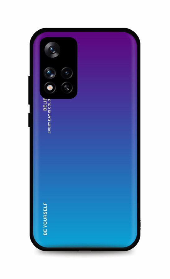 Kryt TopQ LUXURY Realme C35 pevný duhový purpurový 92893