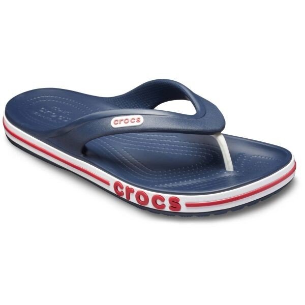 Crocs BAYABAND FLIP Unisex žabky, tmavě modrá, velikost 36/37