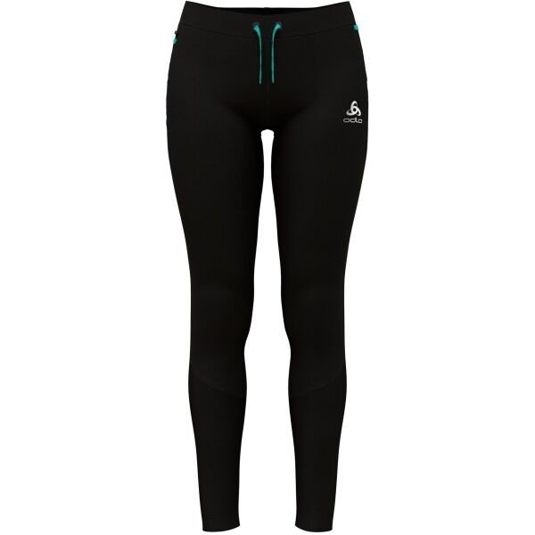 Odlo AXALP WINTER Dámské běžecké elastické kalhoty, černá, velikost XS
