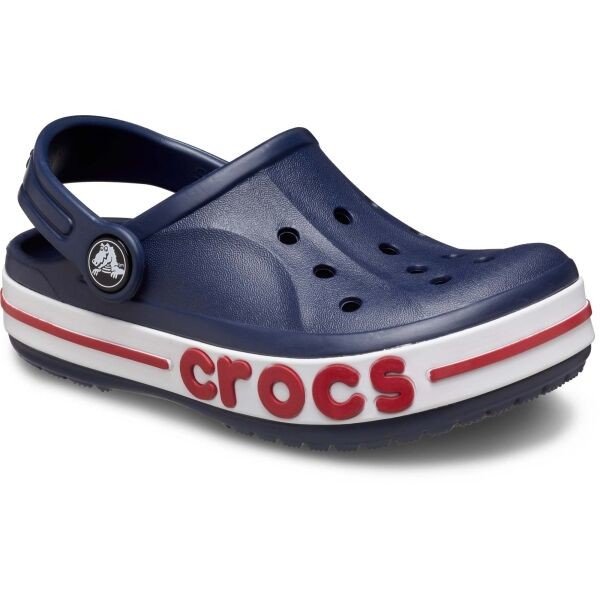 Crocs BAYABAND CLOG K Dětské pantofle, tmavě modrá, velikost 28/29