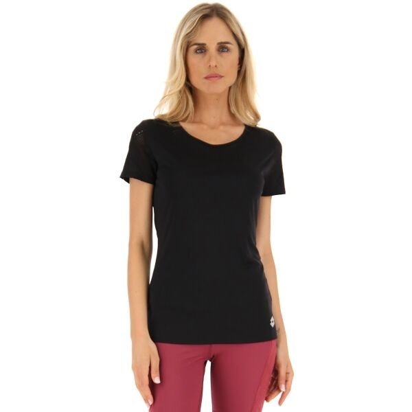 Lotto WORKOUT TEE W Dámské tréninkové tričko, černá, velikost L