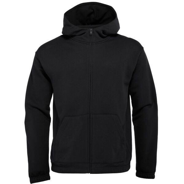 Calvin Klein ESSENTIALS PW FZ HOODIE Pánská mikina, černá, velikost L