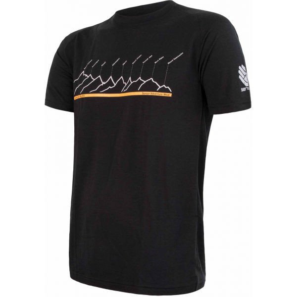 Sensor MERINO AIR PT Pánské funkční triko, černá, velikost XL