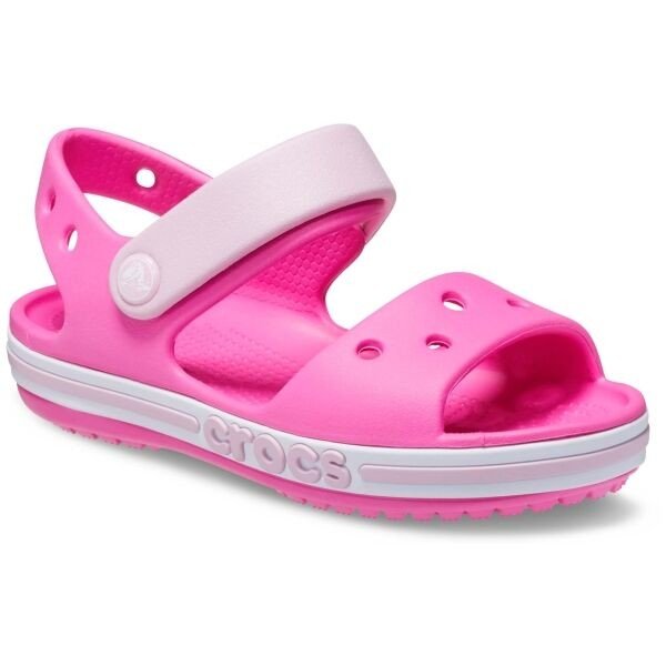 Crocs BAYABAND SANDAL K Dětské sandály, růžová, velikost 32/33