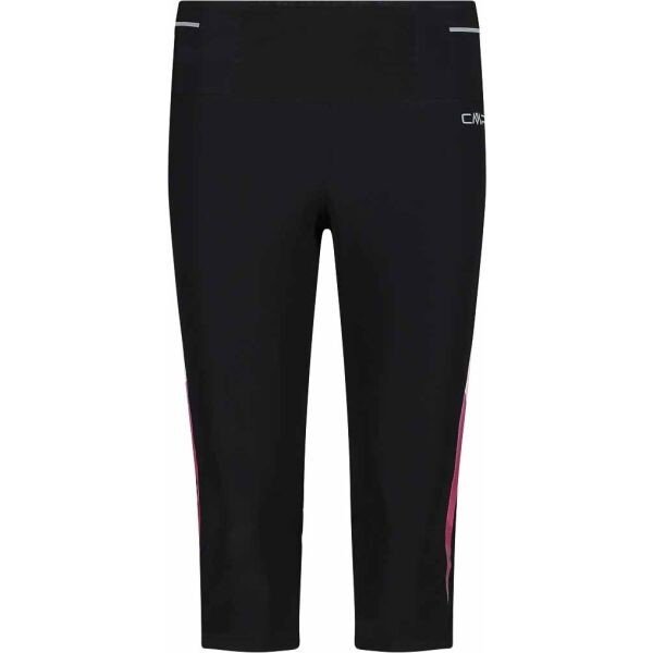 CMP WOMAN 3/4 TIGHTS Dámské 3/4 cyklistické kalhoty, černá, velikost 42