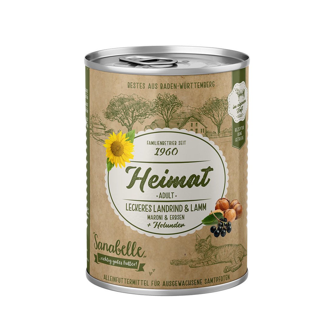 Sanabelle Heimat venkovské hovězí a jehněčí 12 × 400 g