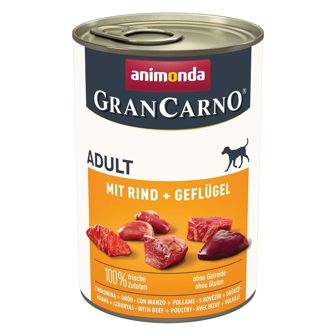 animonda GranCarno Adult s hovězím a drůbežím masem 6 × 400 g