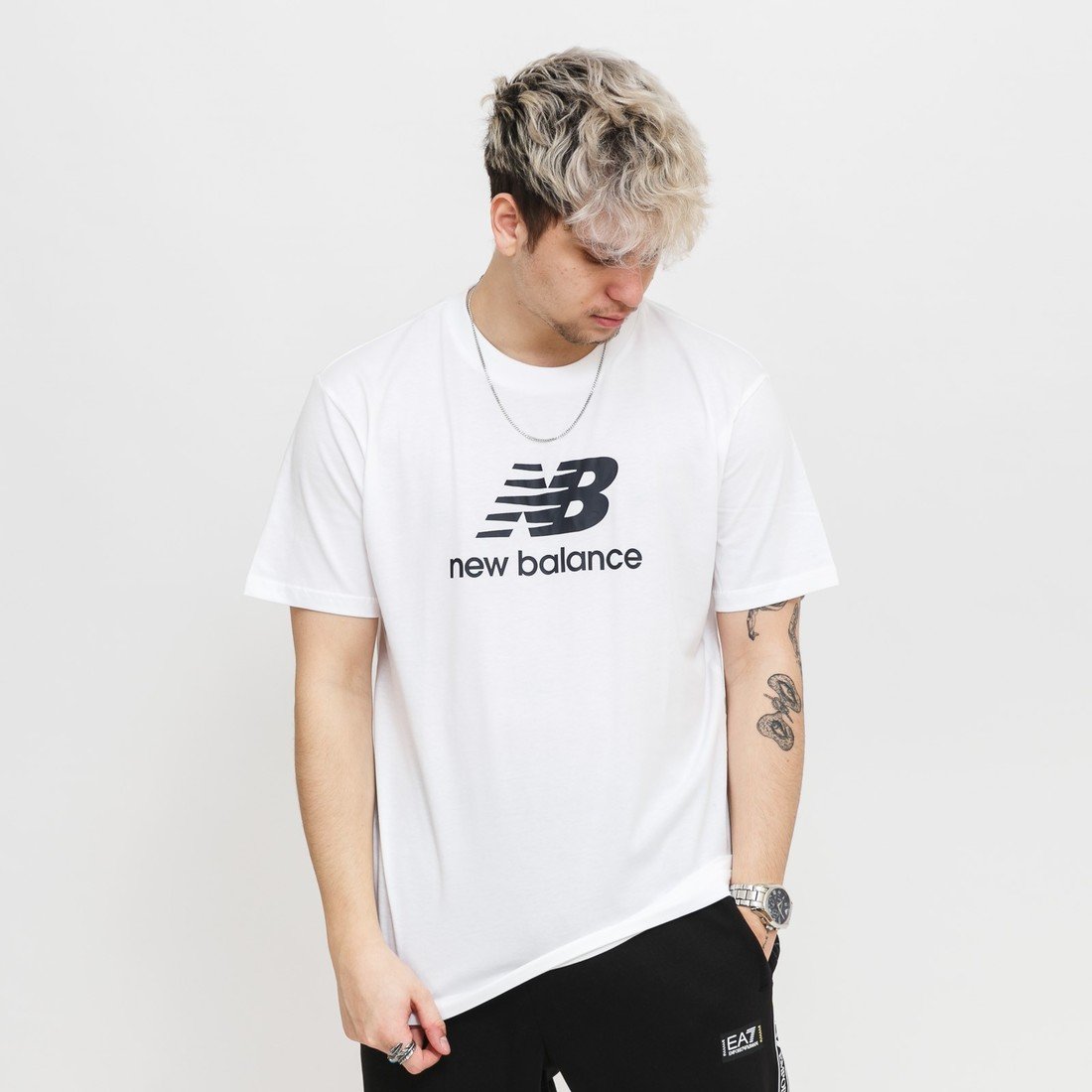 New Balance ESSENTIALS STACKED LOGO CO WT L