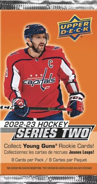 2022-23 NHL Upper Deck Series Two Retail balíček - hokejové karty