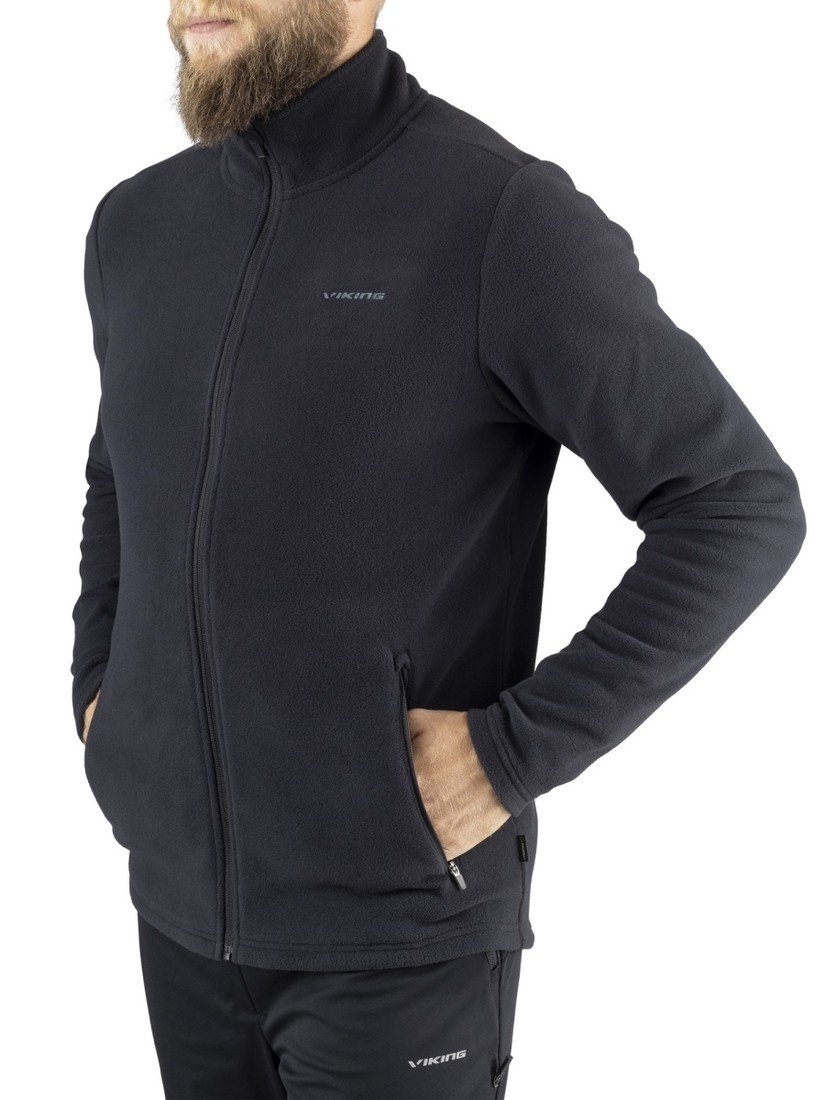 Pánská fleecová mikina viking tesero černá xxl