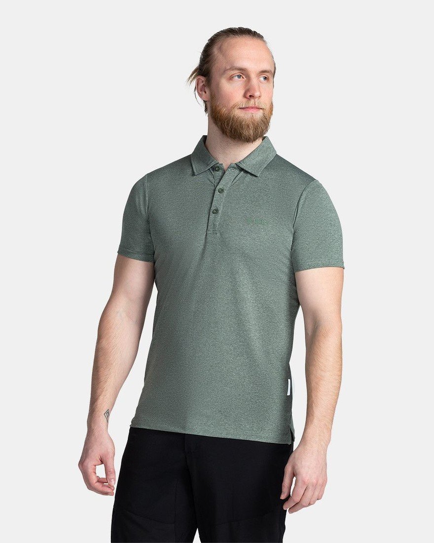 Pánské polo triko kilpi oliva-m tmavě zelená 3xl