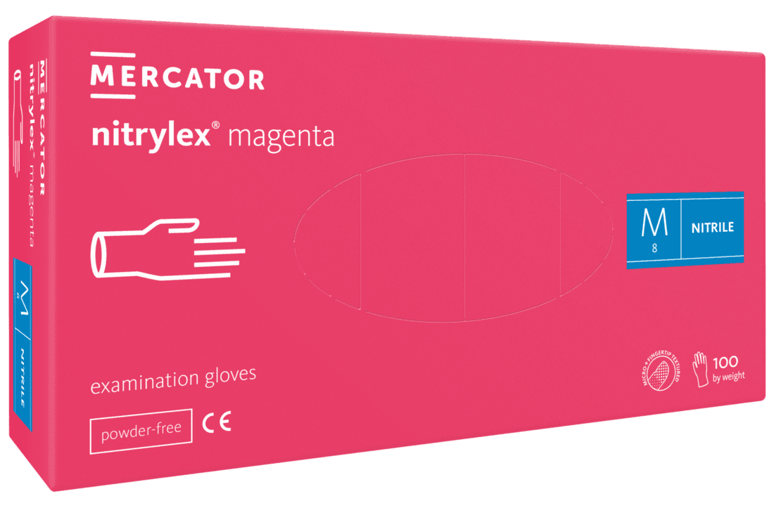 Mercator Medical s.r.o. NITRYLEX COMPLETE fialová 100ks Rukavice jednorázové 10 XL