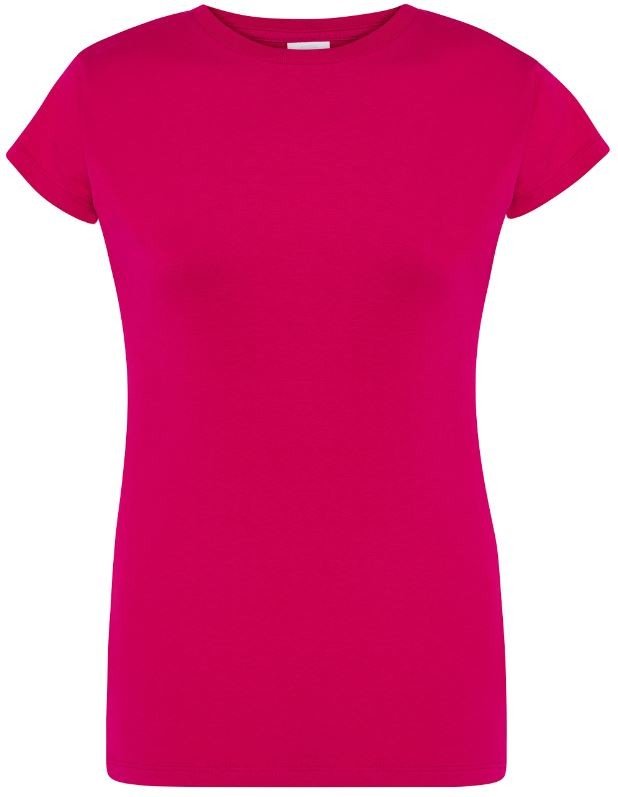 Dámské tričko JHK Regular Lady Comfort - raspberry, XXL