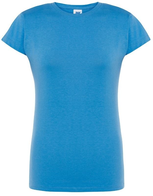 Dámské tričko JHK Regular Lady Comfort - světle tyrkysové, XXL