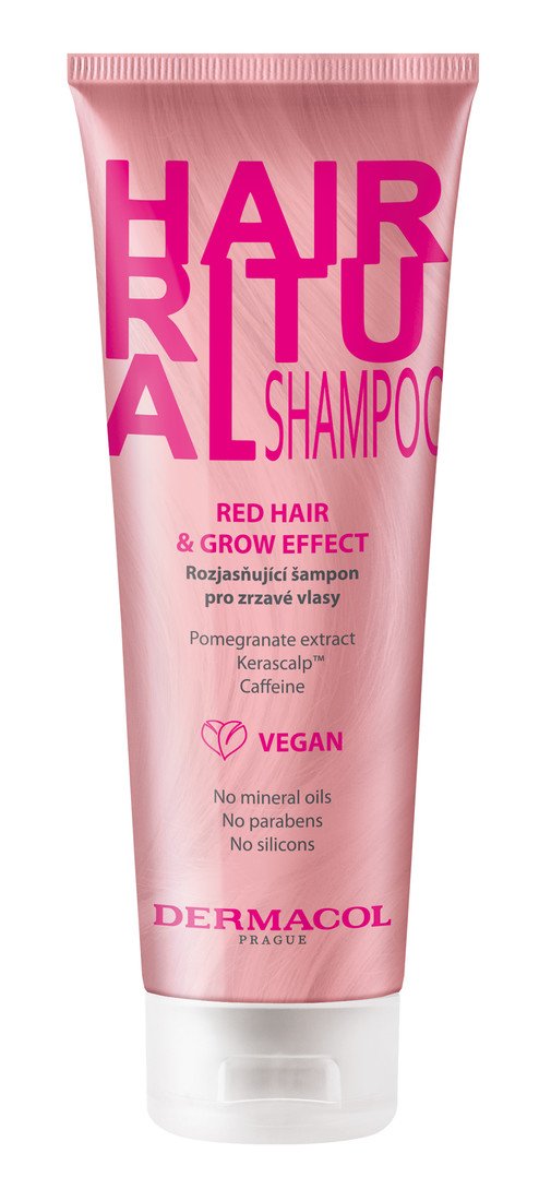 Dermacol Rozjasňující šampon pro zrzavé vlasy Hair Ritual (Shampoo) 250 ml