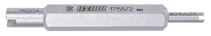 UNIOR Klíč na vložky AV/FV ventilků, ocel, šedý