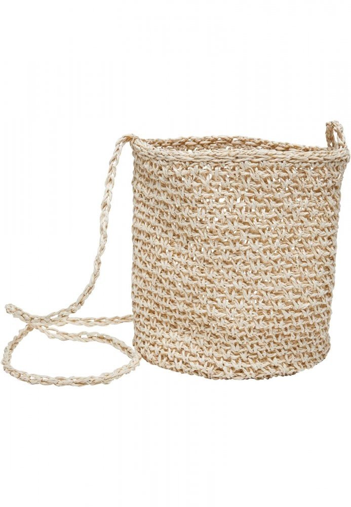 Mini Nature Bast Crossbody Bag - nature