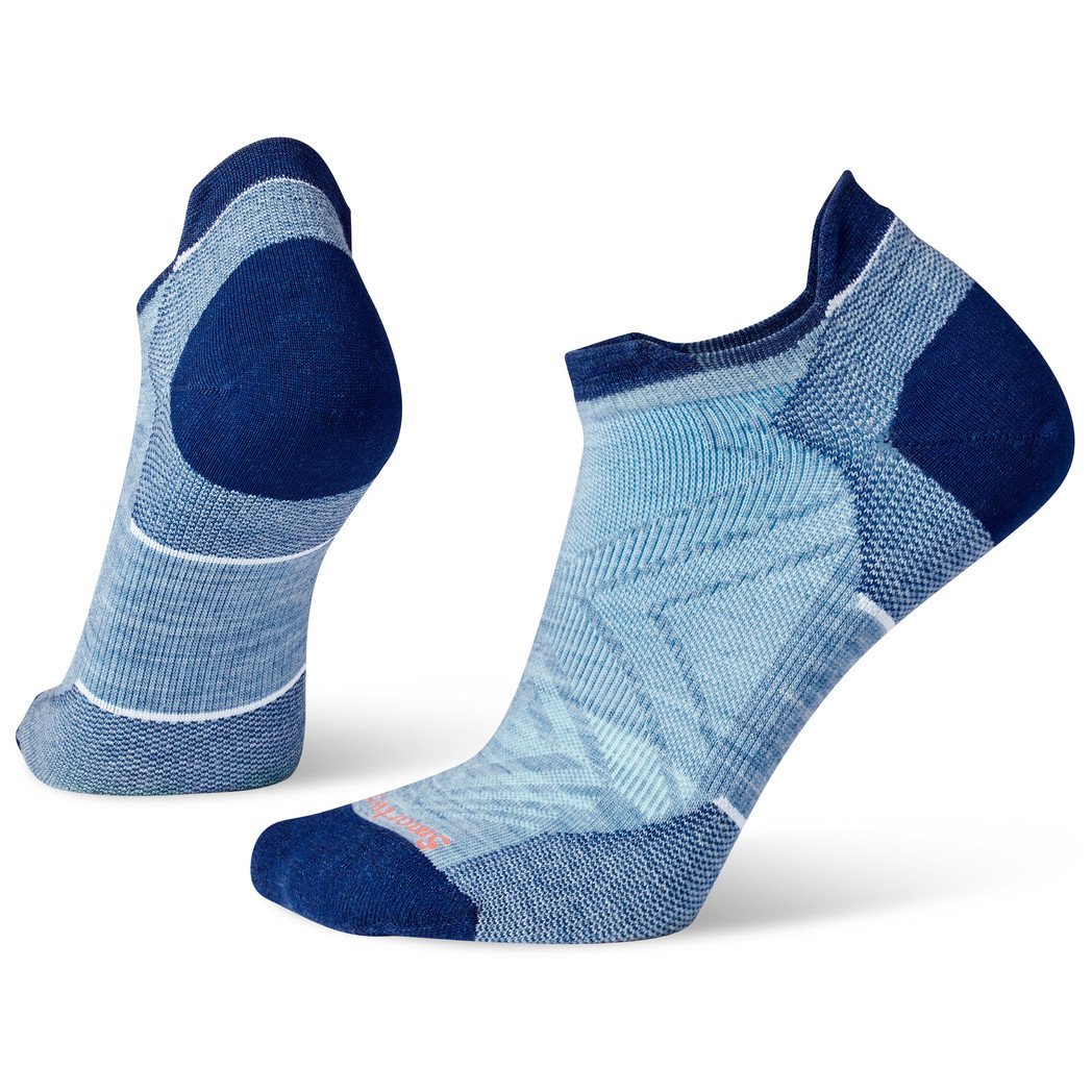 Ponožky Smartwool Run Targeted Cushion Ankle Socks Velikost ponožek: 38-41 / Barva: modrá/černá