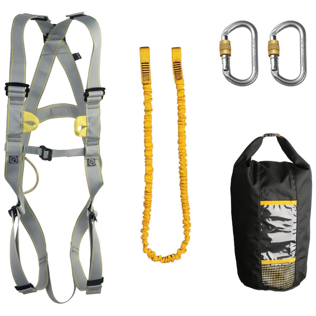 Zachycovací set Singing Rock M0022XX Velikost: S/M/L / Barva: šedá