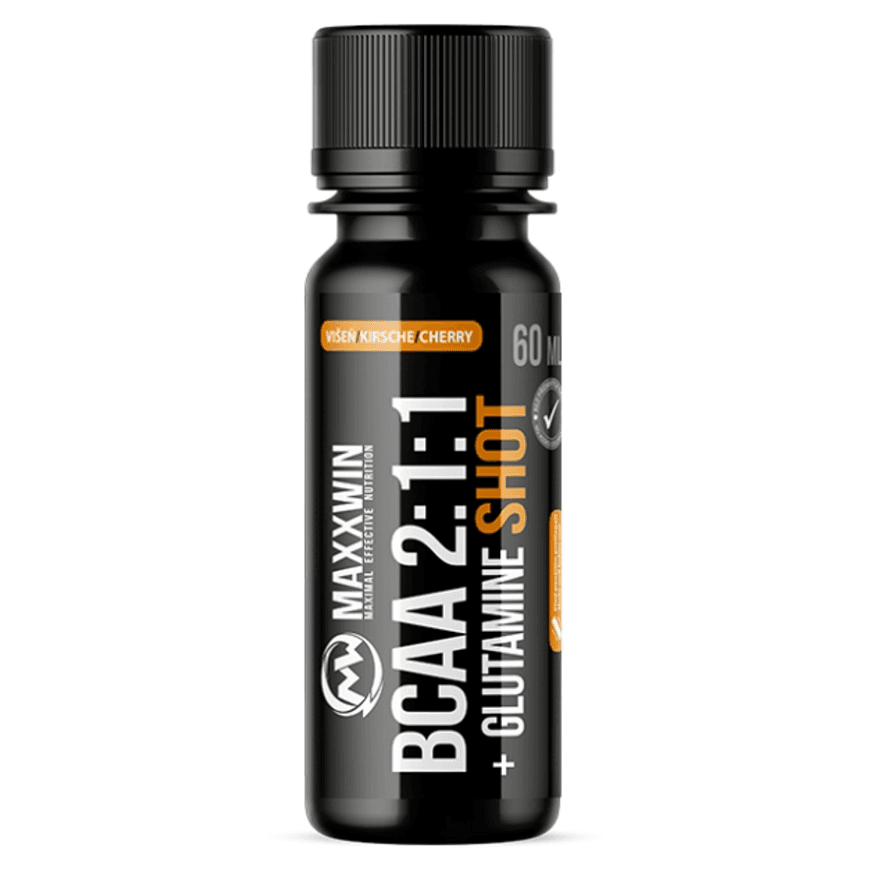 MAXXWIN BCAA + glutamine shot višeň 60 ml